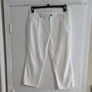 Chico's Platinum White Ankle Jeans Size Chico's 0.5
